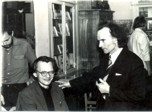 Начало 1980-х гг.: В.В. Кондратёнок среди членов Общественного музея «Слово о полку Игореве»